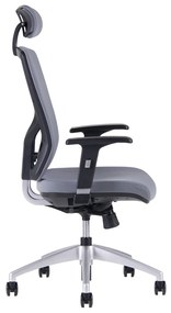 Kancelárska ergonomická stolička Office Pro HALIA SP – s podhlavníkom, viac farieb Čierna  2628