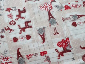 Vianočný obrus 120 × 140 cm – Škriatkovia