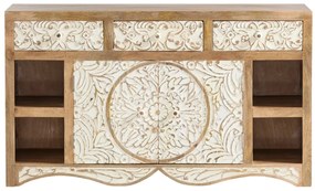 furniture-nabytek.cz - Masívna kúpeľňová sada Delhi z mangového dreva, lakovaná, hnedá