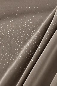 Velúrový záves SHINY tmavobéžový 140x270 cm