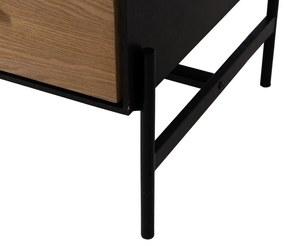 Šatníková skriňa v dekore jaseňa v prírodnej farbe 104x203 cm – Ixia