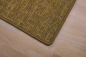 Vopi koberce Kusový koberec Alassio zlatohnedý štvorec - 80x80 cm