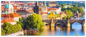 Obraz - Praha (120x50 cm)