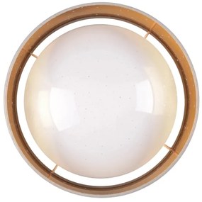 LED Stropné svietidlo TULUZA LED/18W/230V pr. 32 cm hnedá