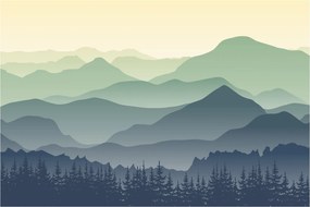 Obraz - Forest Mountain (90x60 cm)