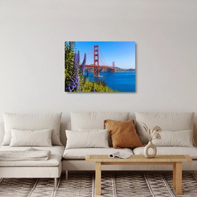 Sklenený obraz - Golden Gate Bridge, San Francisco (70x50 cm)