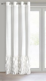 ZATEMŇOVACÍ ZÁVES NA KRÚŽKOCH CARLI 140X250 CM BIELA