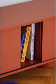 TV stolík v terakotovej farbe 160x48x42 cm Taro – noo.ma