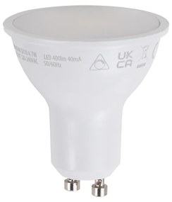 Inteligentná stmievateľná LED žiarovka GU10 50 mm Opál RGBW 4,7 W 400 lm 2700-6500 K