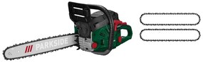 Parkside®  Benzínová reťazová píla Pbks 53 C3 + Náhradné pílové reťaze PEK 18 A1 – 18" – 1,5 mm, 2 kusy  (800010862)