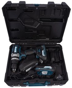 XTline Akumulátorová príklepová vŕtačka 18V + 2 batérie + nabíjačka 2,4A