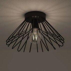 ONLI - Stropné svietidlo DUCCIO 1xE27/22W/230V pr. 30 cm čierna