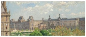 Obraz - Camille Pissarro, Place du Carrousel, Paris, reprodukcia (120x50 cm)