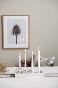 Storefactory Magnetický adventný svietnik Sund White