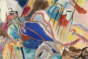 Obraz -  Vasily Kandinsky, Improvisation No. 30 (Cannons), reprodukcia (90x60 cm)