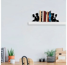 Zarážka na knihy 22x40,5 cm čierna