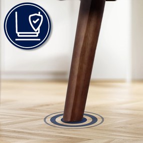 Kreslo Kioni látka cord - oranžová