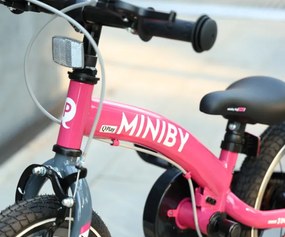 Detský bicykel Miniby 14" ružový