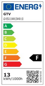 LED žiarovka GU10, 12,5 W – GTV