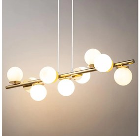 Luster na lanku AVOLA 9xG9/12W/230V zlatá