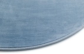 Kúpeľňový koberček Miami Viscose modrý kruh