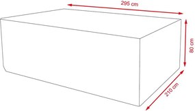 Veľká ochranná plachta na záhradný nábytok PROTECTOR