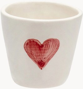 Ručne maľovaná šálka na espresso Queen of Hearts