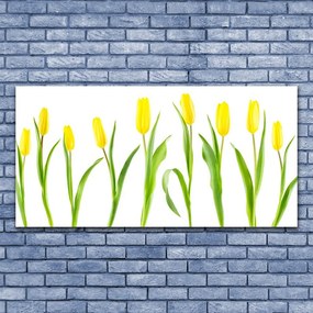 Obraz plexi Žlté tulipány kvety 120x60 cm