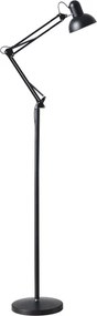 BRILAGI - Flexibilná stojacia lampa TASKER 1xE27/60W/230V 184 cm čierna