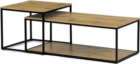 Sada 2 konferenčných stolíkov CT-X7123 OAK