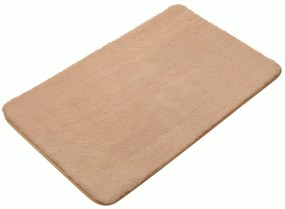 BISK Erga Mola, extra jemná kúpeľňová predložka z mikrovlákna 80x50 cm, béžová, ERG-08376