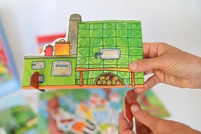 MARIONETINO Bábky a kulisy k rozprávke Čert a Káča