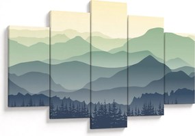 Obraz - Forest Mountain (150x105 cm)