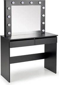 Toaletný stolík Hektor (čierna). Vlastná spoľahlivá doprava až k Vám domov. 1049314