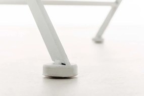 Kovová skladacia stolička Sibell - Biela