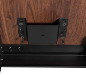 Držiak na počítač pod stôl, nastaviteľný, kovový, čierny: PC HOLDER