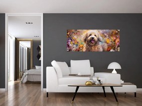 Obraz - Šťastný pes II. (120x50 cm)