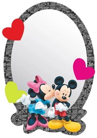 AG Art Samolepiace detské zrkadlo Mickey & Minnie, 15 x 21,5 cm