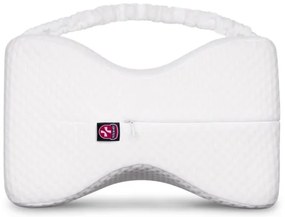 CONNECT IT CFH-6010-WH - Anatomický polštář Taurus Knee mezi kolena bílý