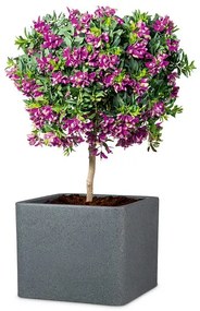 Scheurich Kvetináč Cube (žula/čierna, Ø 30 cm)  (100349931)