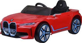 JOKOMISIADA Elektrické autíčko na batériu BMW i4 pre deti s diaľkovým ovládaním červené PA0310 CZ