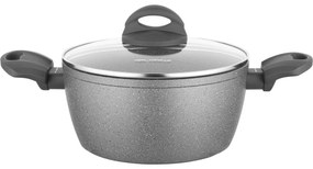 Florina Kamenný hrniec s pokrievkou na indukciu a plyn Lava Stone MG, 16 cm, 1,2 l, pr. 16 cm