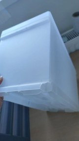 2. akosť - S - Zásuvka, úložný box výsuvný, transparentný Rotho SYSTEMIX