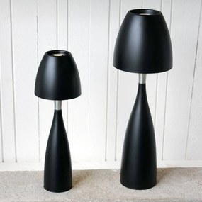 Stolná lampa Anemon v čiernej – 49,7 cm