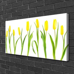 Obraz Canvas Žlté tulipány kvety 120x60 cm