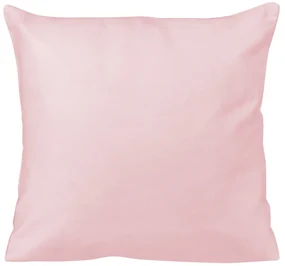 SATÉNOVÁ OBLIEČKA NA VANKÚŠ 006 40X40 CM SVETLORUŽOVÁ