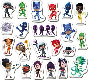 LEAN Toys PJ Masks sada magnetov ME 5031-31