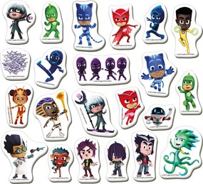 LEAN Toys PJ Masks sada magnetov ME 5031-31