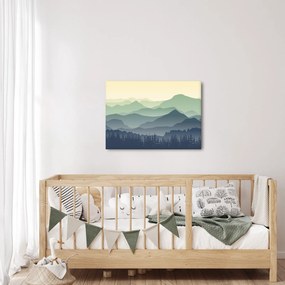 Obraz - Forest Mountain (70x50 cm)