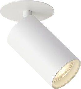 Moderné zapustené bodové svietidlo biele GU10 50mm IP44 - Chels